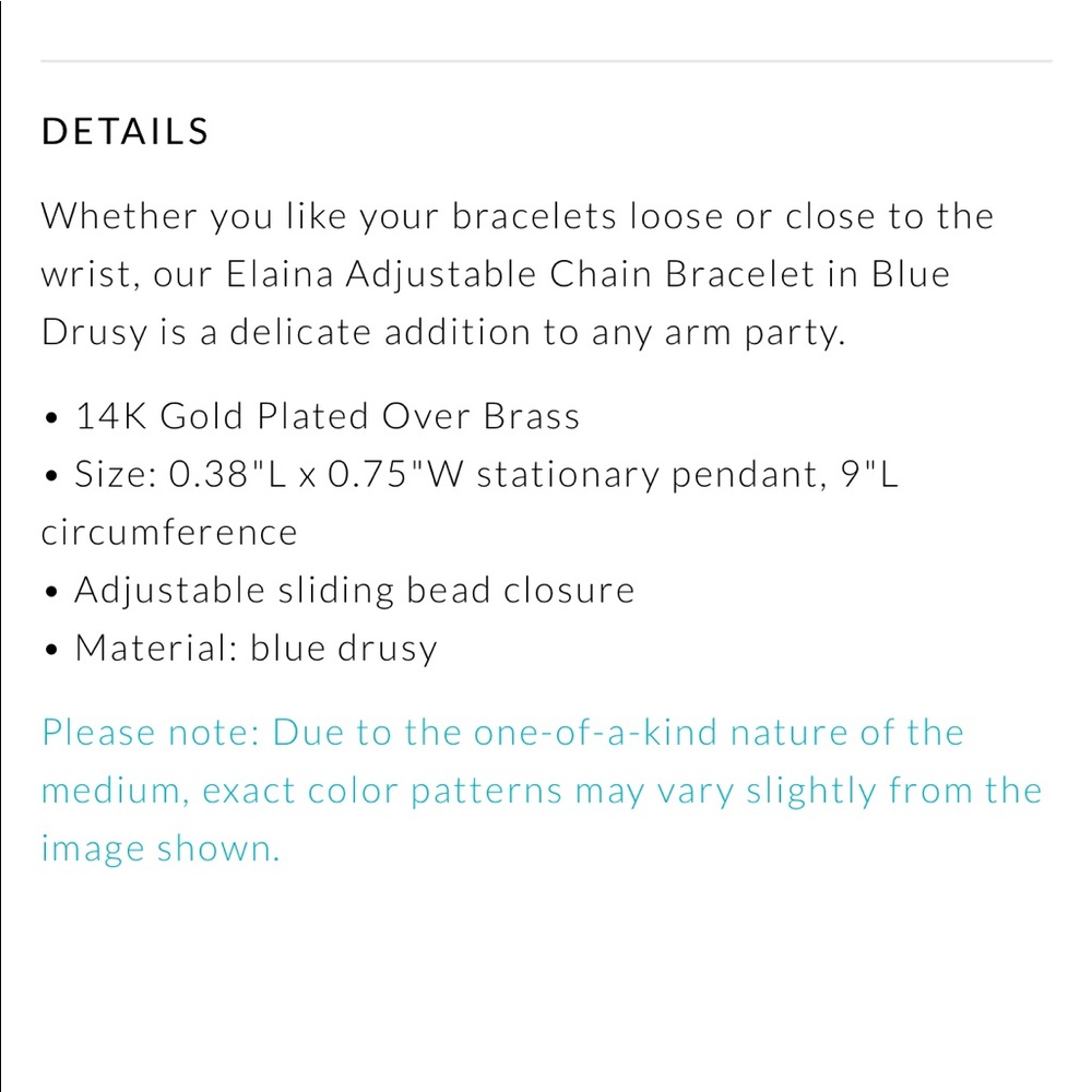 NWT Kendra Scott Elaina bracelet - Picture 3 of 3